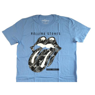The Rolling Stones - Steel Wheels Official T Shirt ( Men L ) ***READY TO SHIP from Hong Kong***